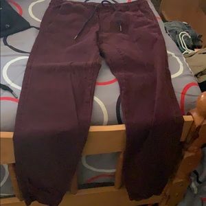 Burgundy Joggers